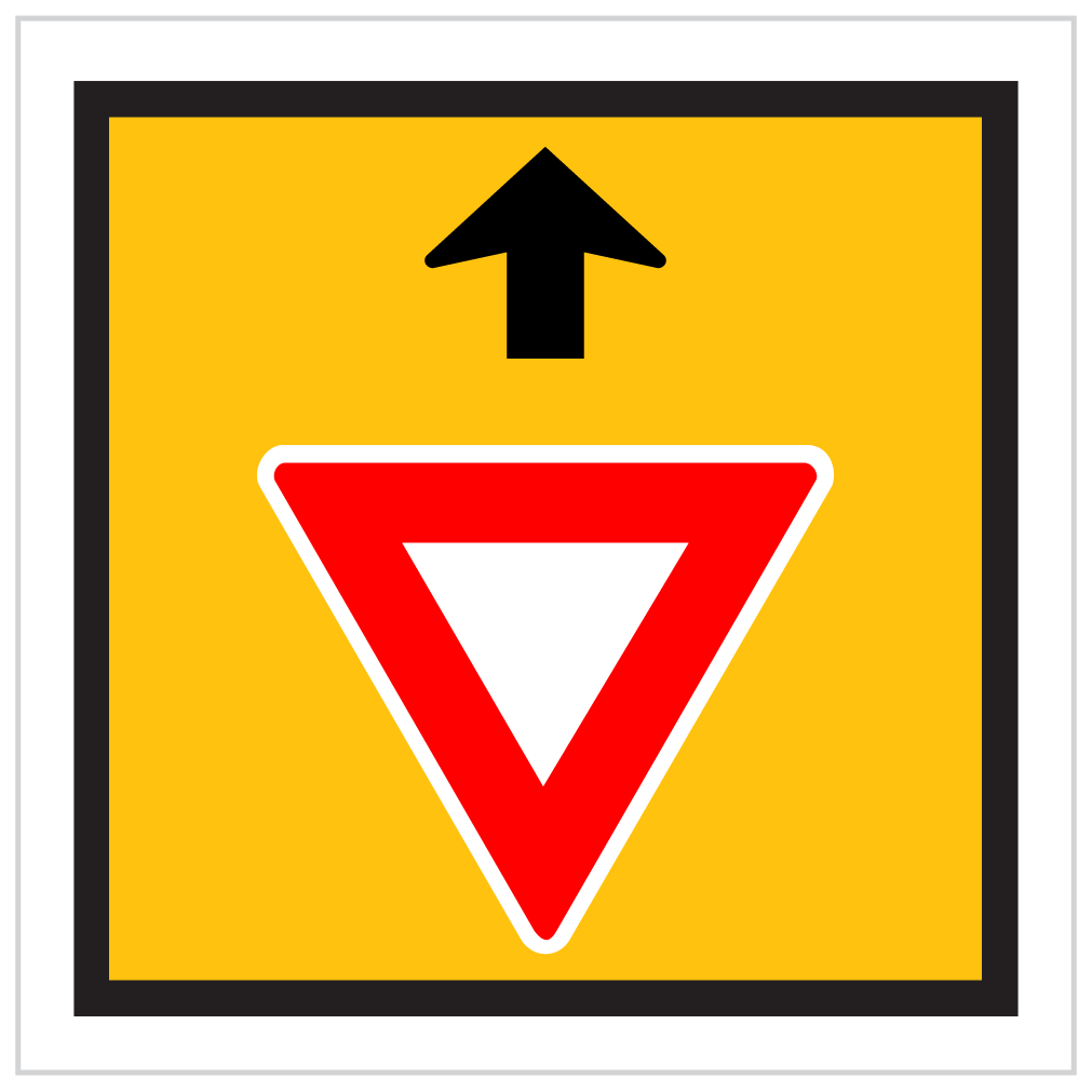 WM3-2A – GIVE WAY AHEAD